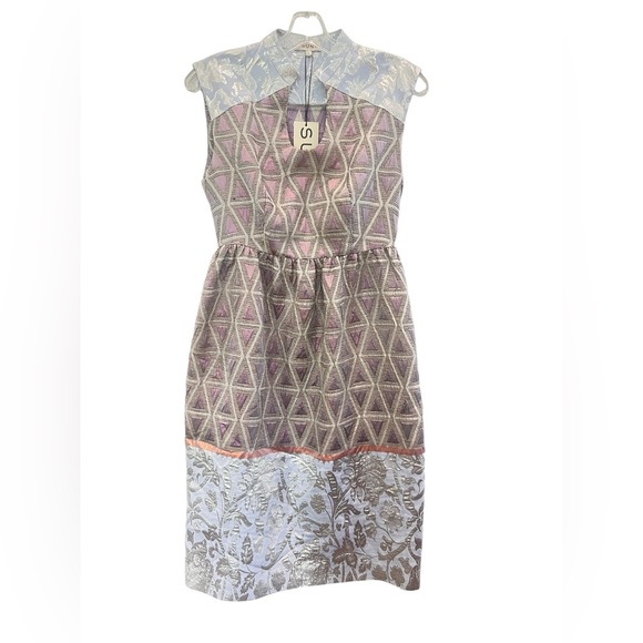 Suno round neck tulip dress i - Picture 2 of 6